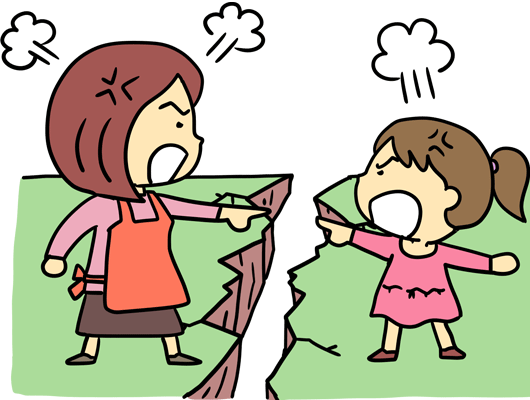 母と娘のランドセル対決