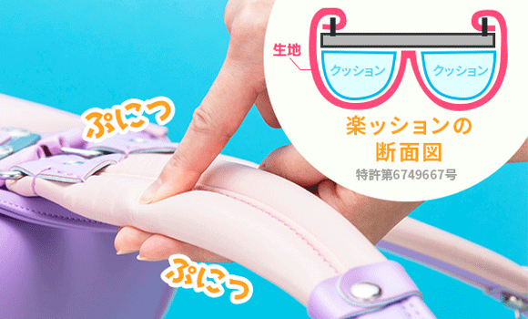 フィットちゃんの肩ベルト形状