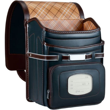 耐性牛革ウイングチップ ダークグリーン×チョコ 内側