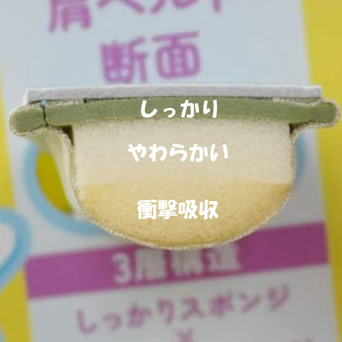 ハネッセル　3層構造のマシュマロクッション