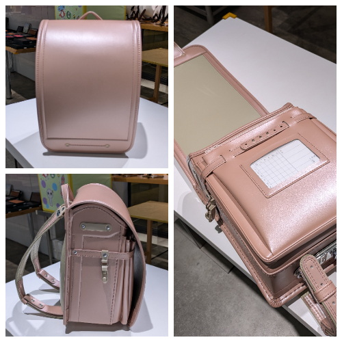 池田屋の防水ベルバイオスムース ピンクゴールド×モカ