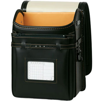 防水ベルバイオスムース グリーン×キャメル 内側