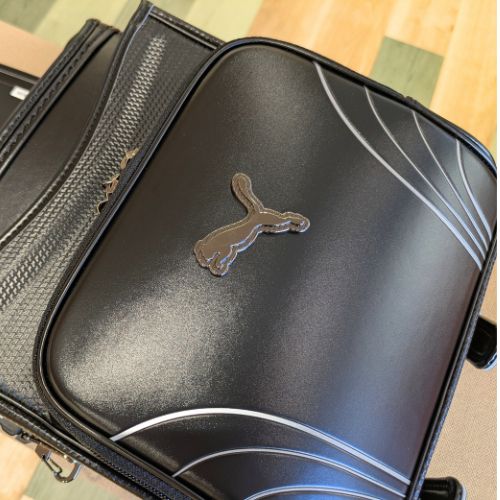 プーマ グロウのメタリックプレート