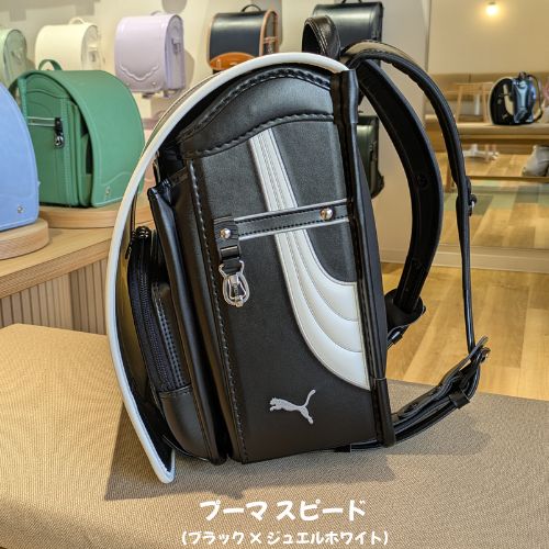 プーマ スピード　ブラック×ジュエルホワイト