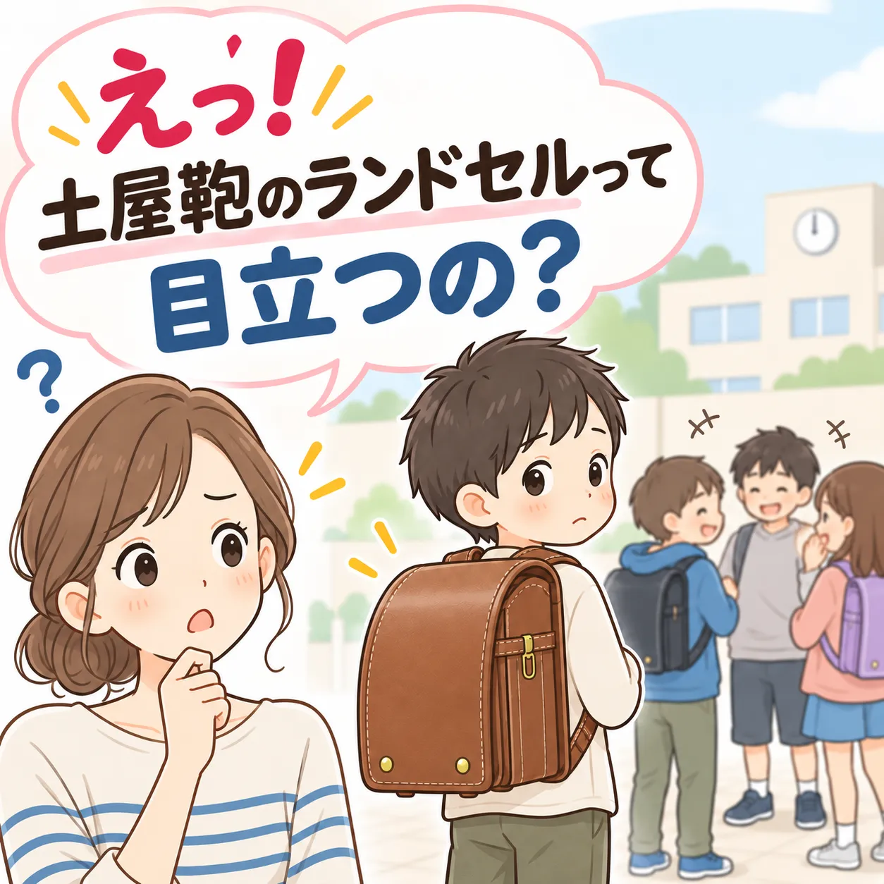 土屋鞄のランドセルって目立つの?